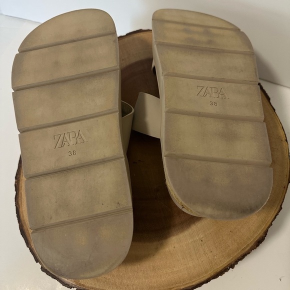 👡 ZARA Light Tan Sandals 👡 - Picture 7 of 10
